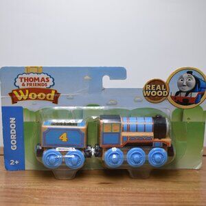 Gordon & Tender Exposed Wood Train - Thomas & Friends Wooden Railway Magnetic